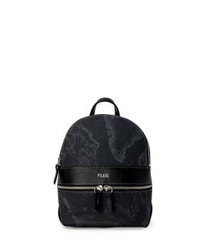 Alviero Martini Prima Classe Black Leather Backpack