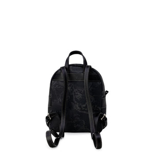 Alviero Martini Prima Classe Mochila De Cuero Negro