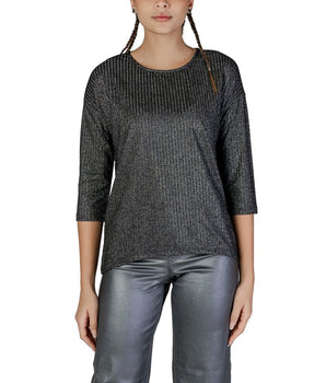 Vero Moda Bicolor Recycled Polyester Long Sleeve T-Shirt