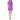 Rinascimento Purple Polyester Midi Dress