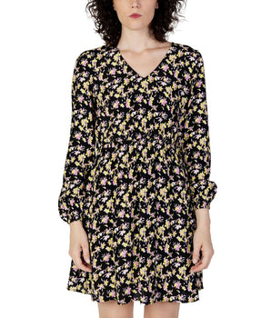 Vestido Jacqueline De Yong De Viscosa Negro