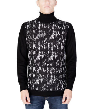 Antony Morato Black Wool Turtleneck