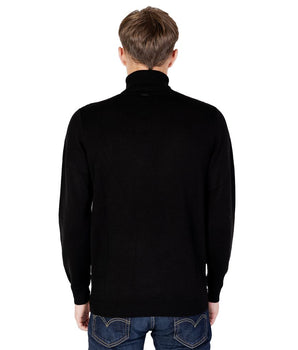 Antony Morato Black Wool Turtleneck
