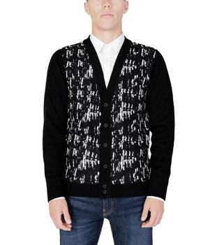 Antony Morato Black Wool Cardigan