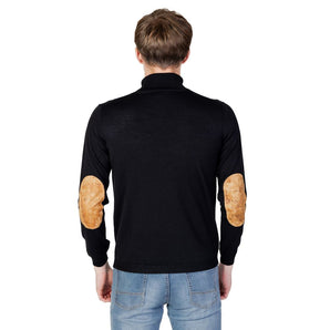 Alviero Martini Prima Classe Jersey de cuello alto de viscosa negro