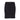 ICHI Black Polyester Mini Skirt