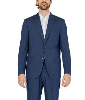 Antony Morato Blue Polyester Blazer