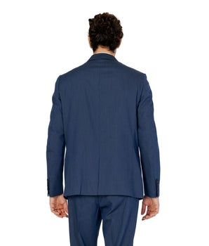 Antony Morato Blue Polyester Blazer