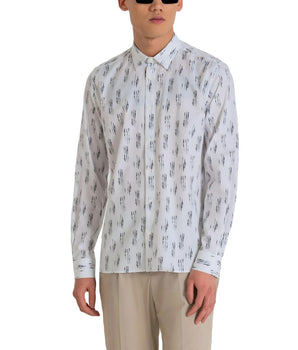 Antony Morato White Viscose Shirt