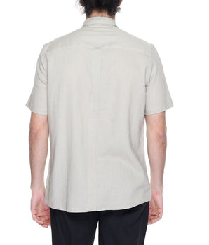 Antony Morato Beige Linen Shortsleeve Shirt