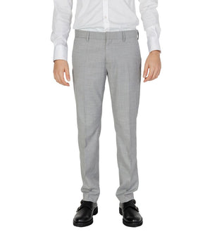 Antony Morato Gray Polyester Dress Pants