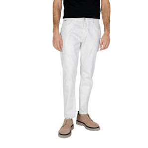 Antony Morato White Cotton Jeans &amp; Pant