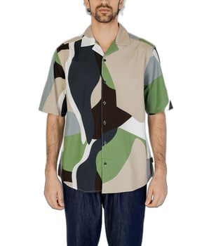 Only & Sons Green Cotton Shortsleeve Shirt
