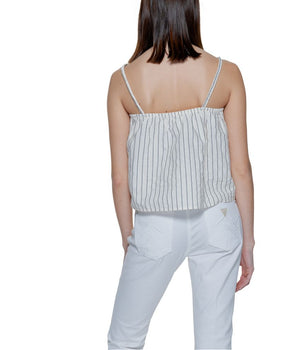 Vero Moda Beige Organic Cotton Tank Tops