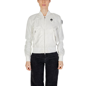 Blauer White Polyamide Jackets & Coat