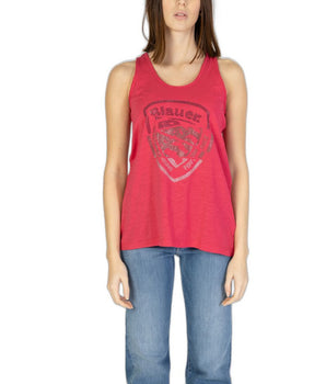 Blauer Pink Cotton Tank Tops