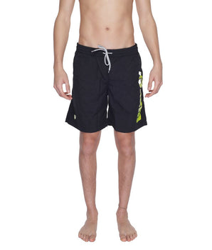Blauer Black Polyamide Swim Shorts