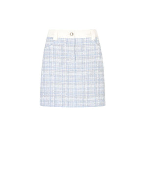Morgan De Toi Blue Polyester Mini Skirt