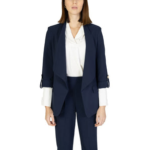 Rinascimento Blue Polyester Blazer