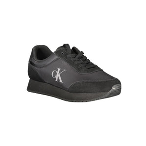 Calvin Klein Black Polyester Men Sneaker