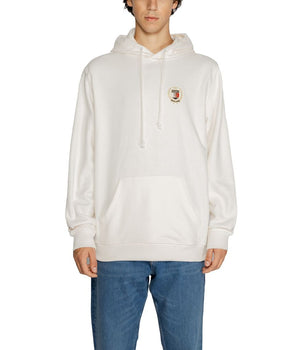 Tommy Hilfiger Jeans White Cotton Hoodie
