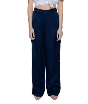 Vaqueros y pantalón de viscosa azul Street One