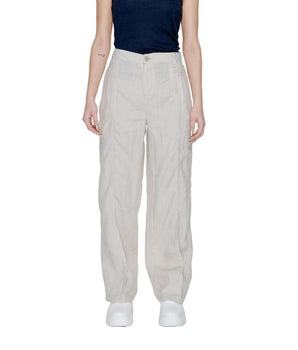 Street One Beige Linen Pant