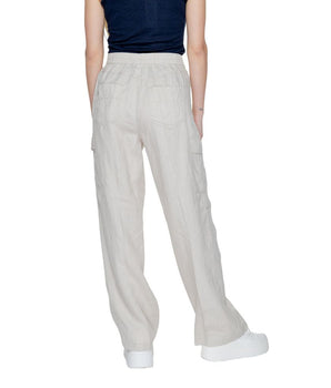 Street One Beige Linen Pant