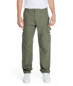 Jack Jones Green Cotton Cargo Pants