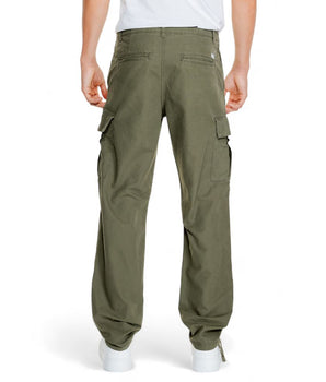 Jack Jones Green Cotton Cargo Pants