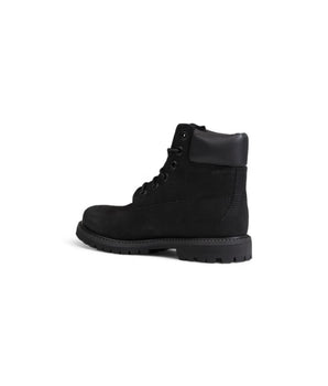 Timberland Black Recycled Leather Lace-Up Boots