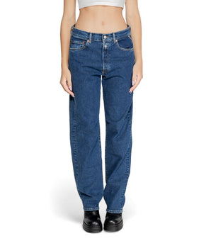 Vaqueros mom de algodón azul Replay