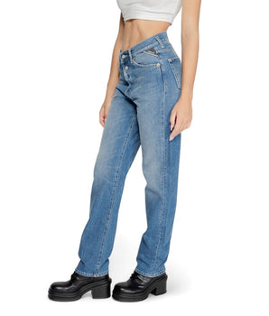 Vaqueros mom de algodón azul Replay