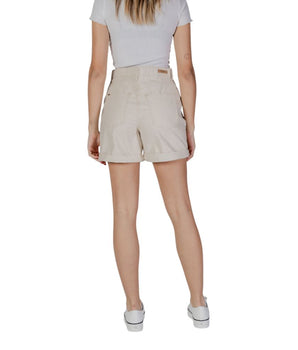 B.Young Pantalón Corto Algodón Beige