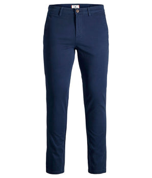 Jack Jones Blue Cotton Skinny Pants