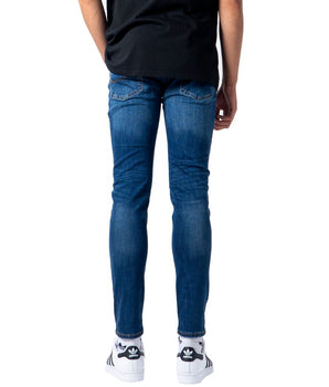 Jack Jones Blue Cotton Skinny Jeans