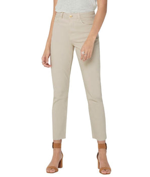 Only Beige Cotton Mom Jeans