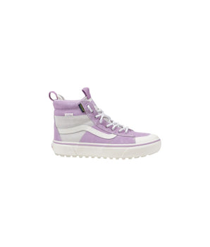 Vans Purple Leather High Top Sneakers