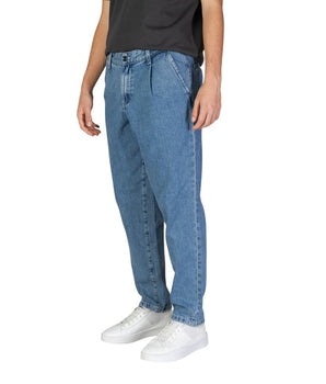 Jack Jones Blue Cotton Jeans &amp; Pant