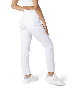 Only White Cotton Mom Jeans