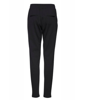 ICHI black polyester casual pants