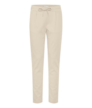 ICHI Beige Polyester Pants