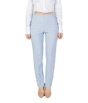 Sandro Ferrone Vaqueros y pantalón de poliéster azul