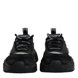 Dolce &amp; Gabbana Black Daymaster Low Top Men Sneakers Shoes