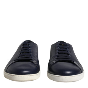 Dolce &amp; Gabbana Black Low Top Men Saint Tropez Sneakers Shoes