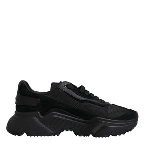 Dolce &amp; Gabbana Black Daymaster Low Top Men Sneakers Shoes