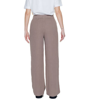 Street One Brown Cotton Pant