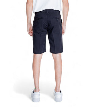 Antony Morato Black Cotton Bermuda Shorts