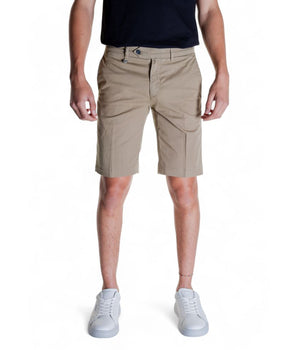 Antony Morato Beige Cotton Bermuda Shorts