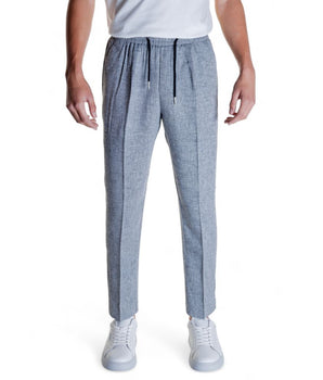 Antony Morato Black Linen Casual Pants